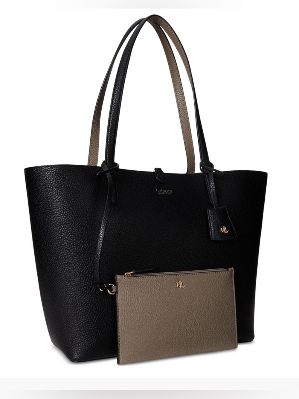 Lauren Ralph Lauren Faux-Leather Large Reversible Tote Bag